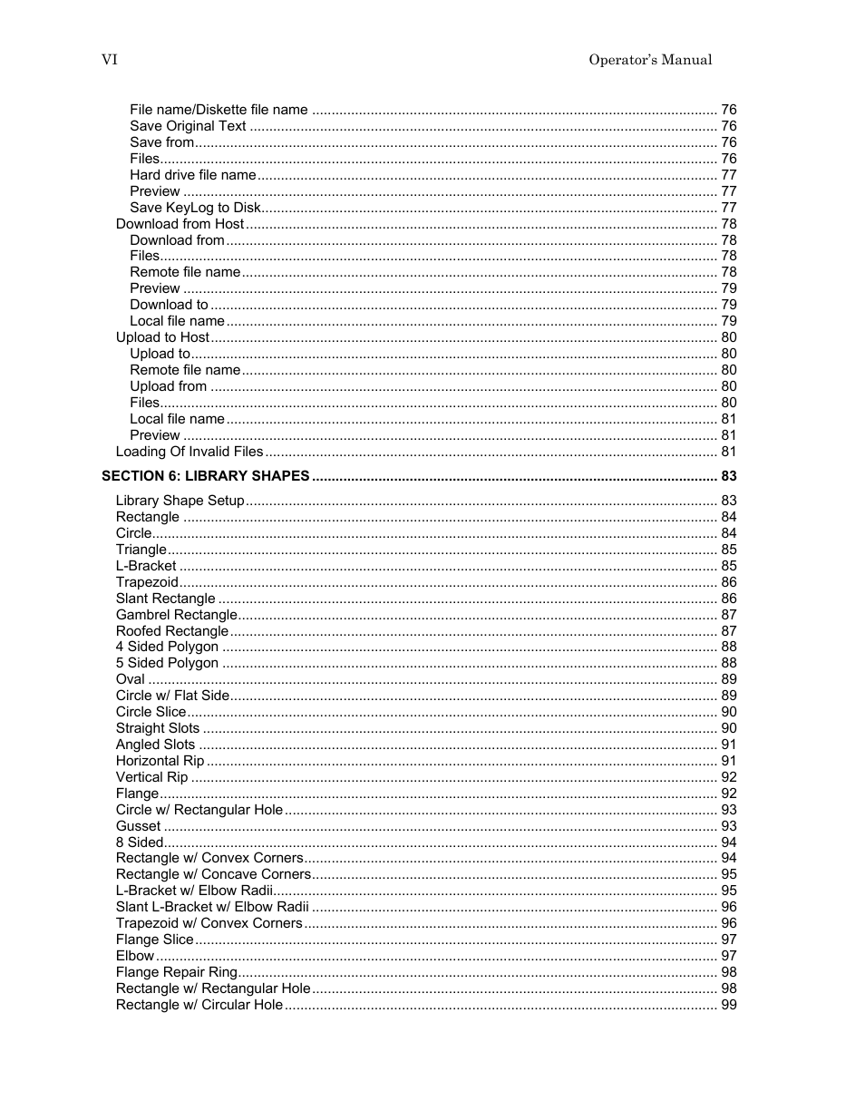 Hypertherm HTA Rev 6.00 Operators Manual User Manual | Page 6 / 212