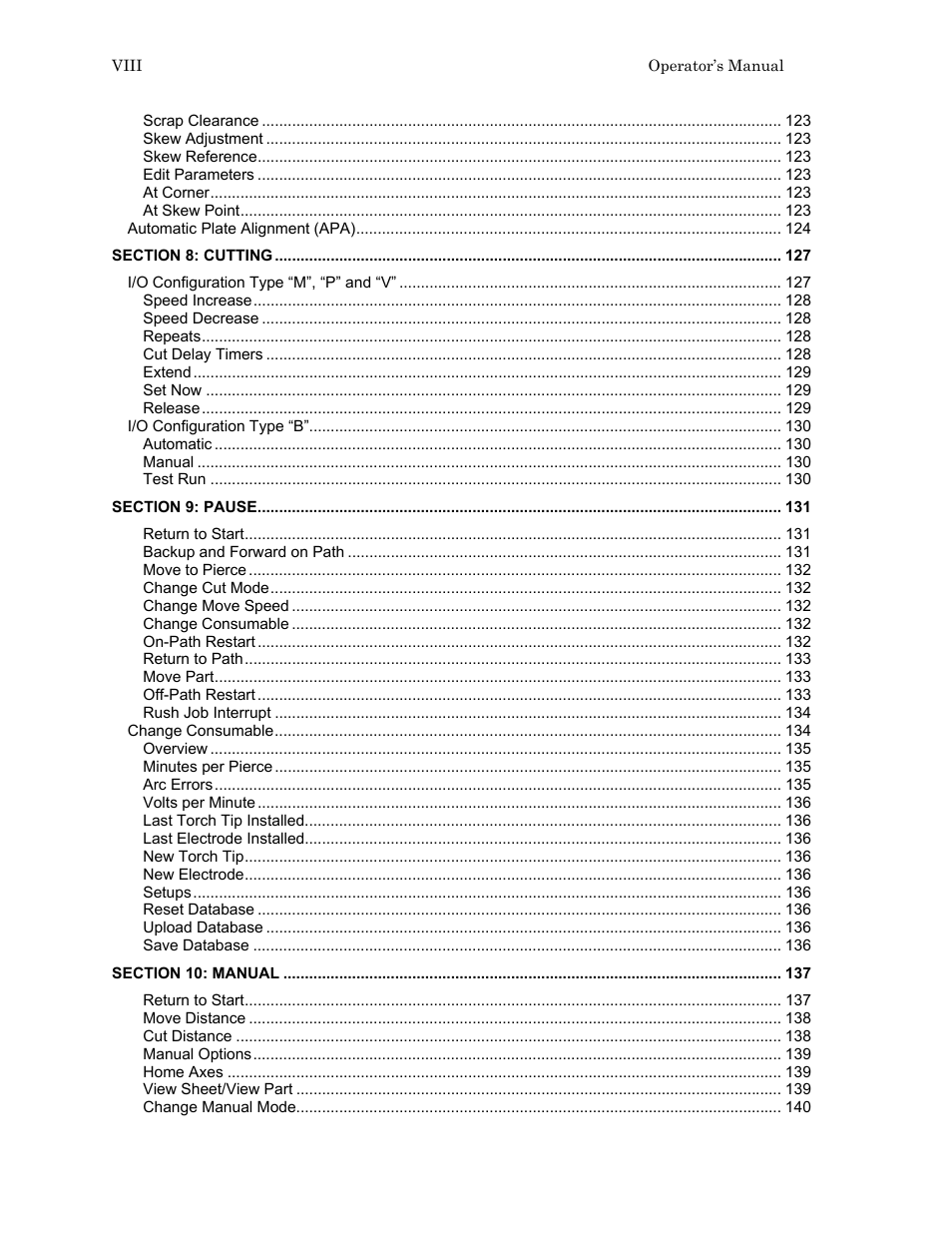 Hypertherm HTA Rev 6.00 Operators Manual User Manual | Page 8 / 212