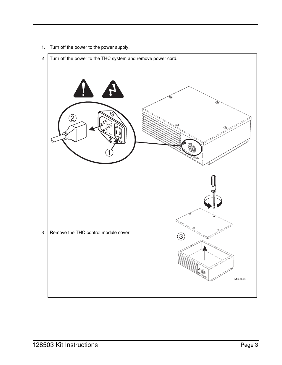 Command thc, Plasma interface upgrade | Hypertherm THC Plasma Interfacer Upgrade User Manual | Page 4 / 9