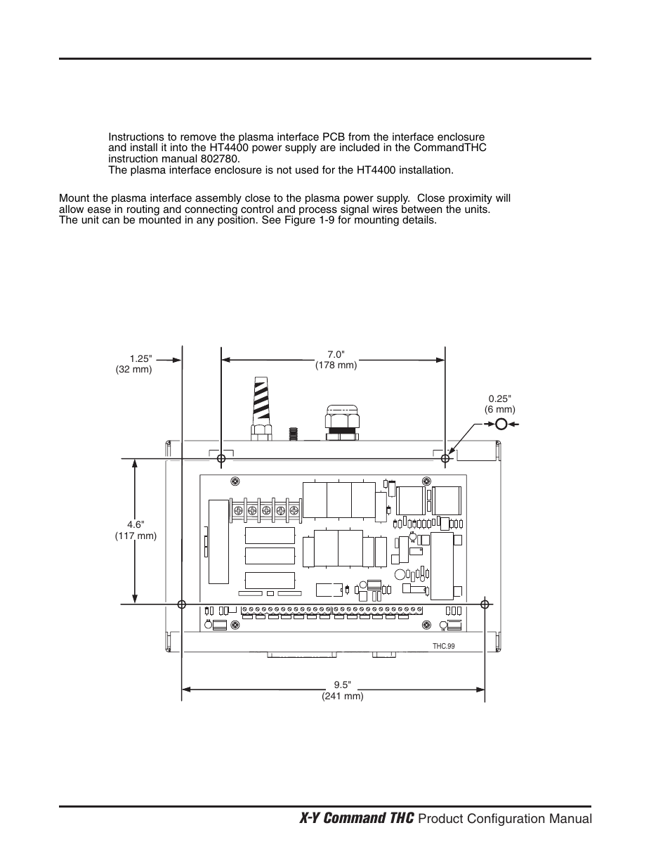 X-y command thc | Hypertherm THC X-Y Table Product Configuration User Manual | Page 13 / 20