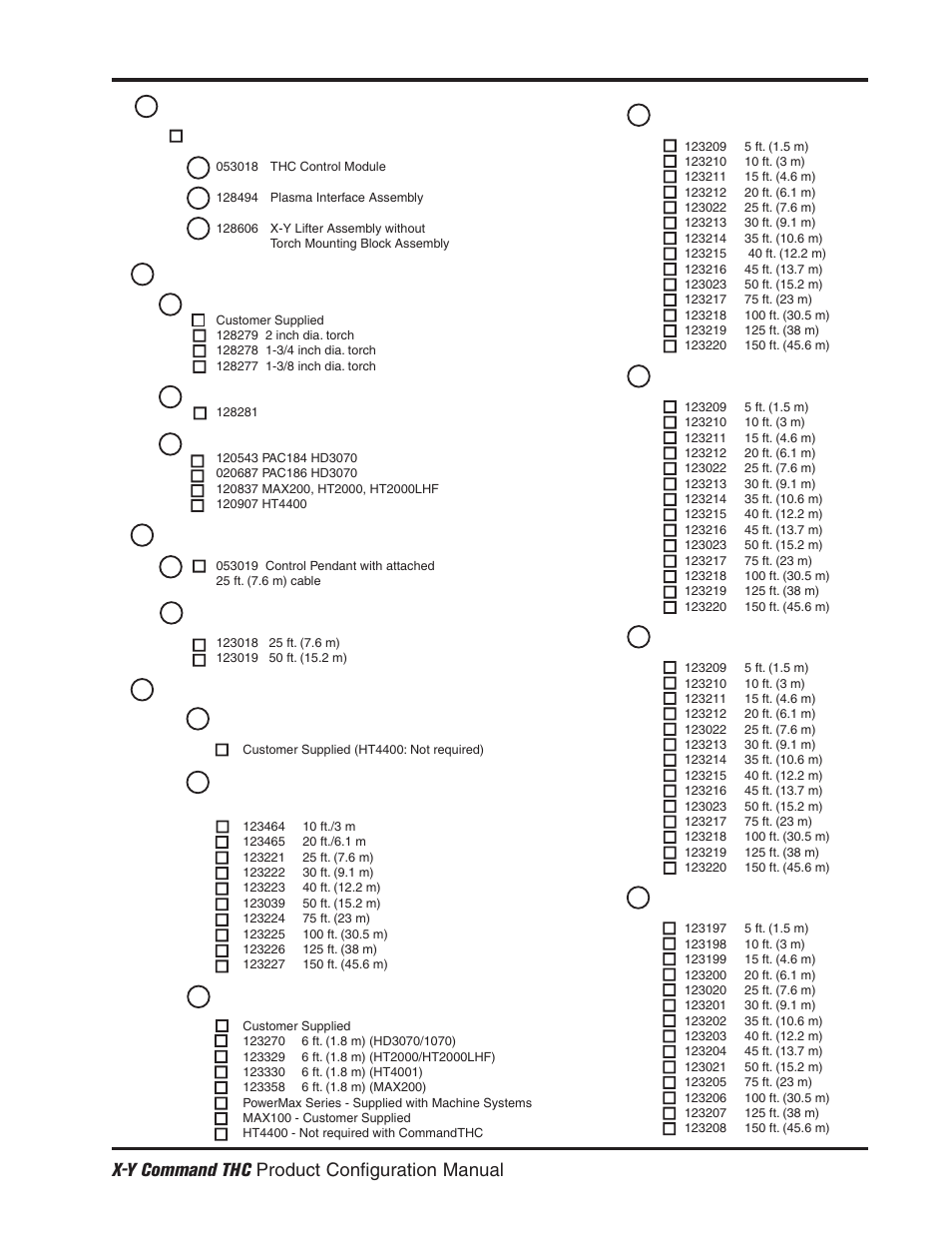 Hypertherm THC X-Y Table Product Configuration User Manual | Page 20 / 20