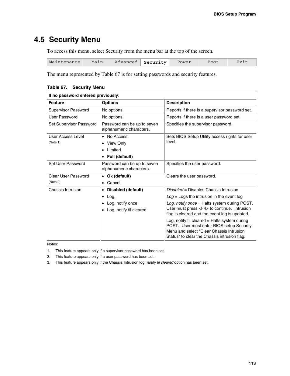 5 security menu | Hypertherm D845GEBV2 User Manual | Page 113 / 128