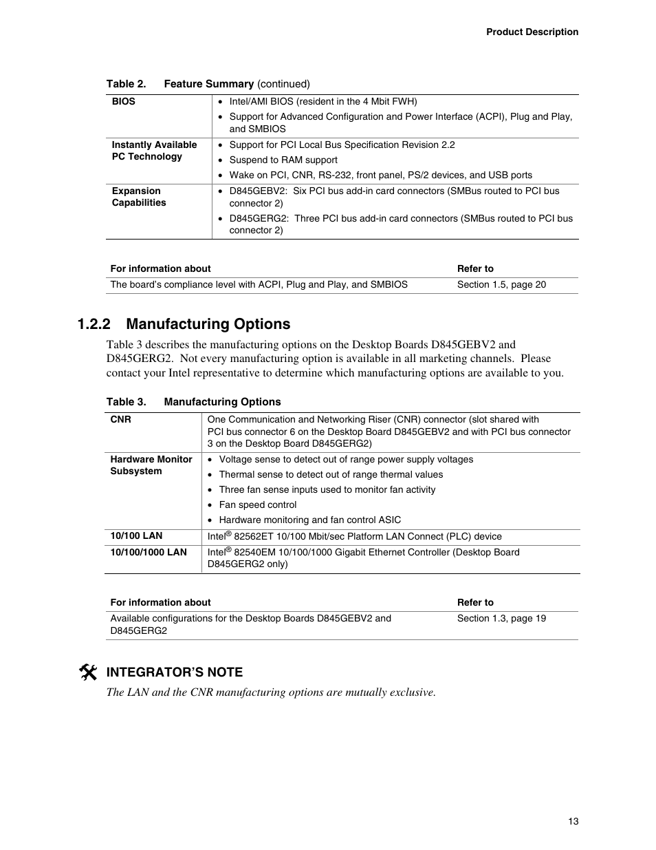 2 manufacturing options | Hypertherm D845GEBV2 User Manual | Page 13 / 128
