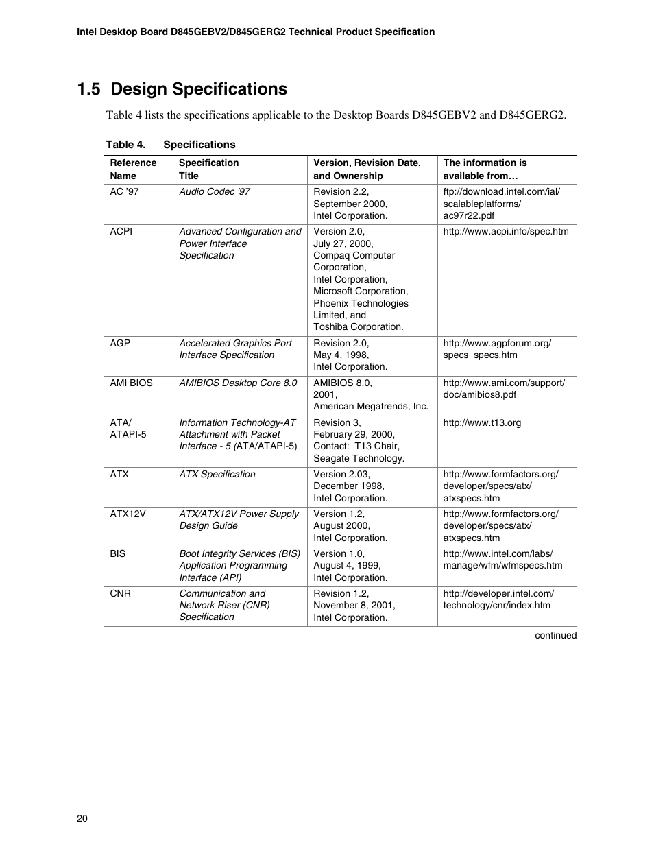 5 design specifications | Hypertherm D845GEBV2 User Manual | Page 20 / 128