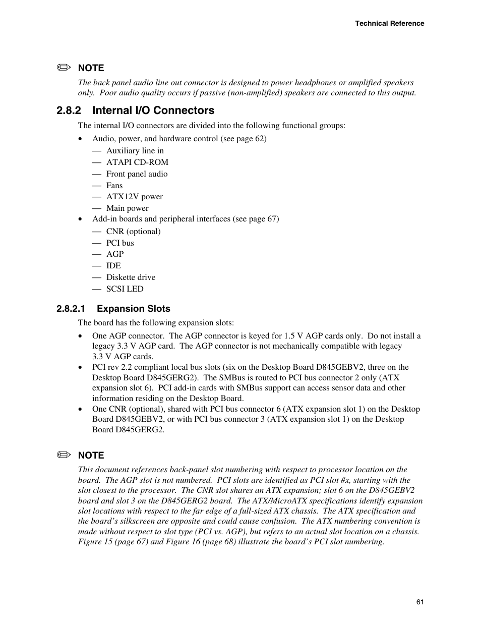 2 internal i/o connectors | Hypertherm D845GEBV2 User Manual | Page 61 / 128