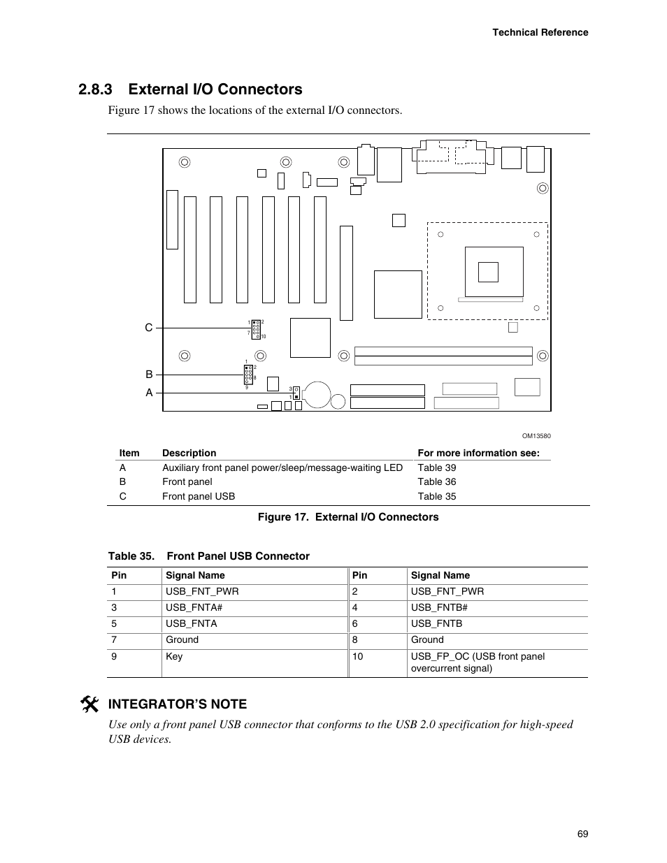 3 external i/o connectors | Hypertherm D845GEBV2 User Manual | Page 69 / 128