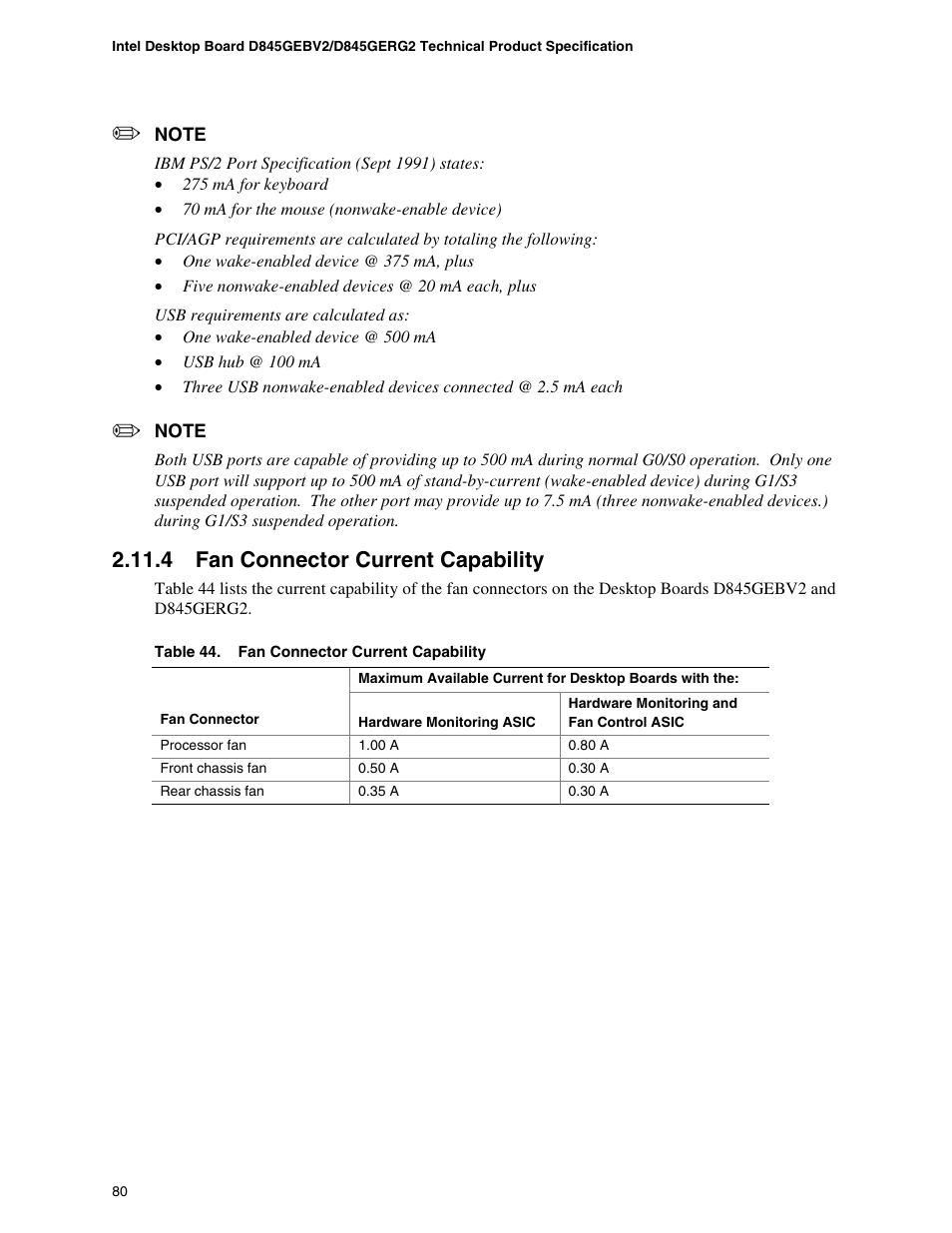 4 fan connector current capability | Hypertherm D845GEBV2 User Manual | Page 80 / 128