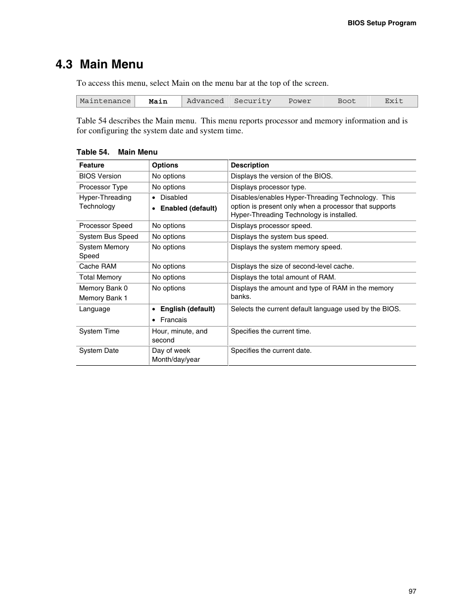 3 main menu | Hypertherm D845GEBV2 User Manual | Page 97 / 128