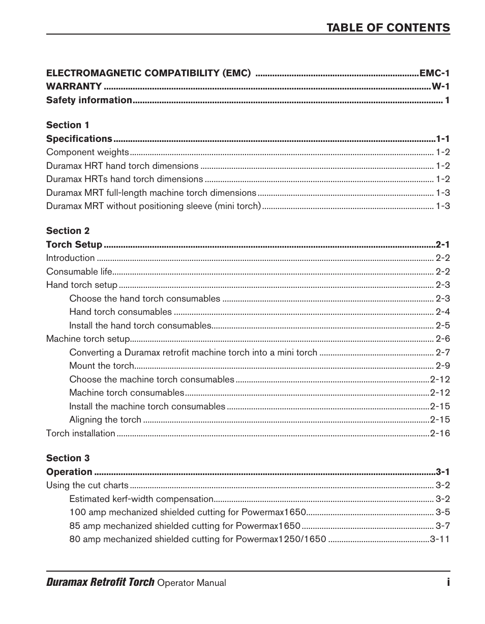 Hypertherm HRT User Manual | Page 13 / 98