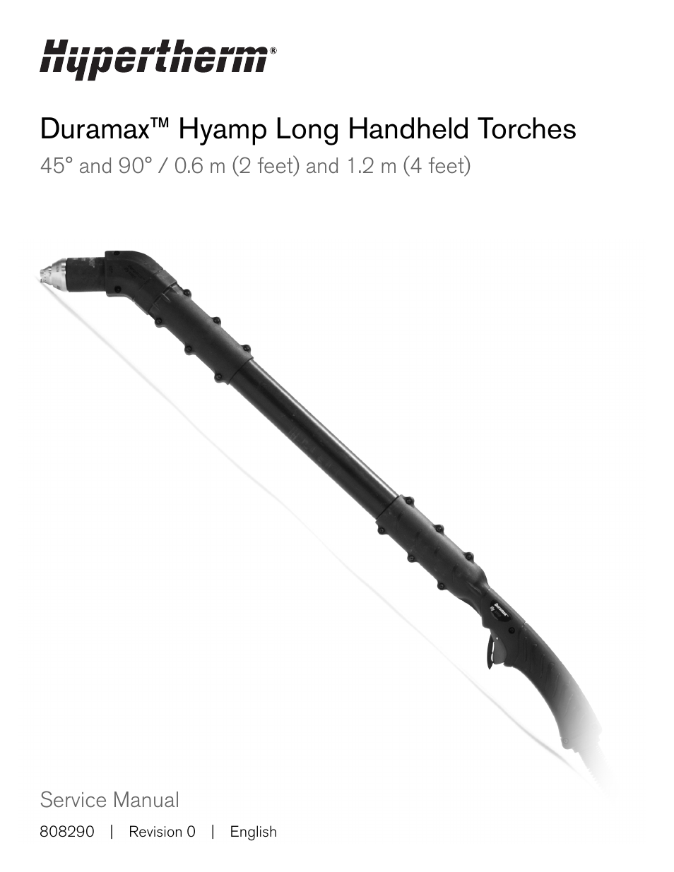 Hypertherm Duramax Hyamp Long Handheld Torches User Manual | 92 pages