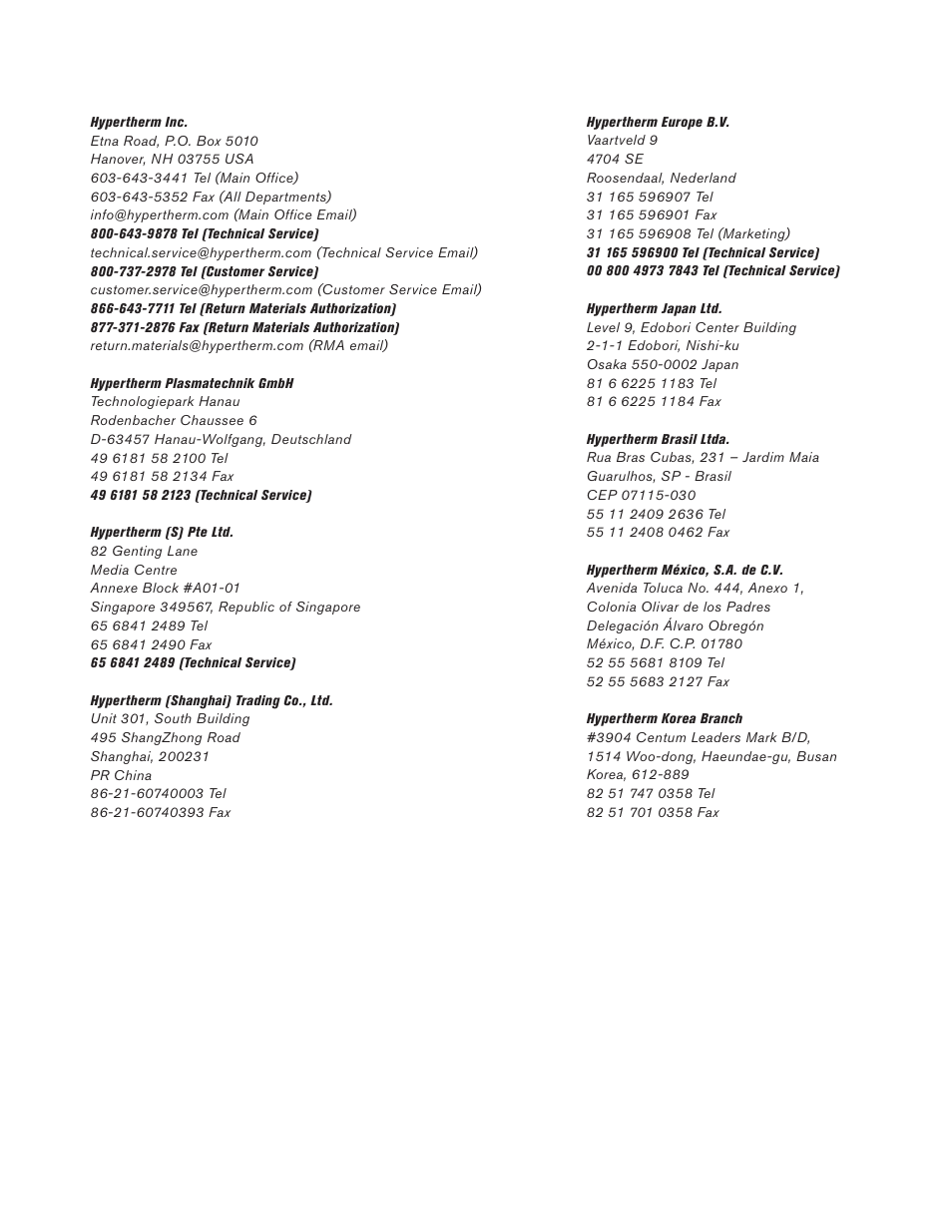 Hypertherm Duramax Hyamp Long Handheld Torches User Manual | Page 4 / 92