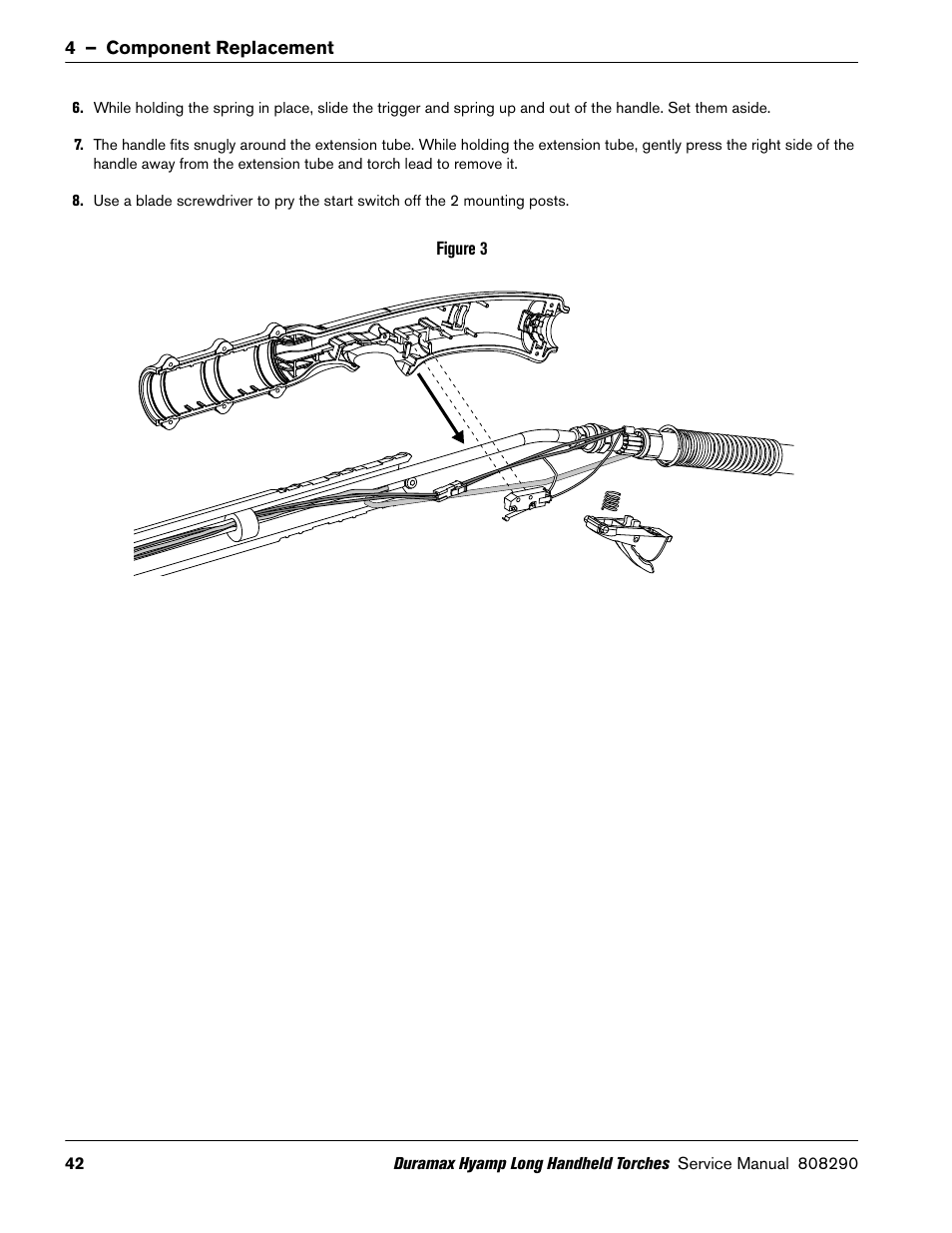 Hypertherm Duramax Hyamp Long Handheld Torches User Manual | Page 42 / 92