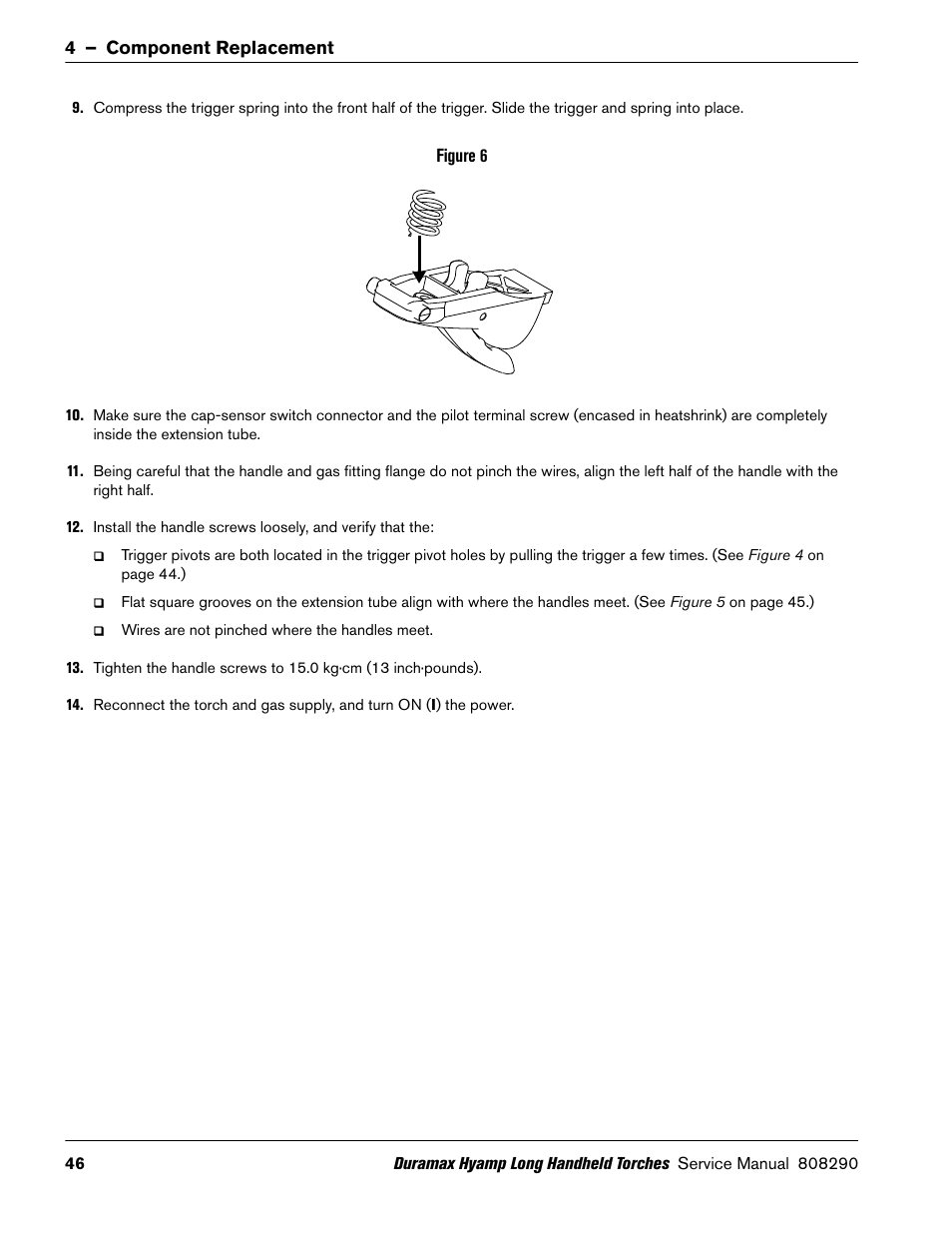 Hypertherm Duramax Hyamp Long Handheld Torches User Manual | Page 46 / 92