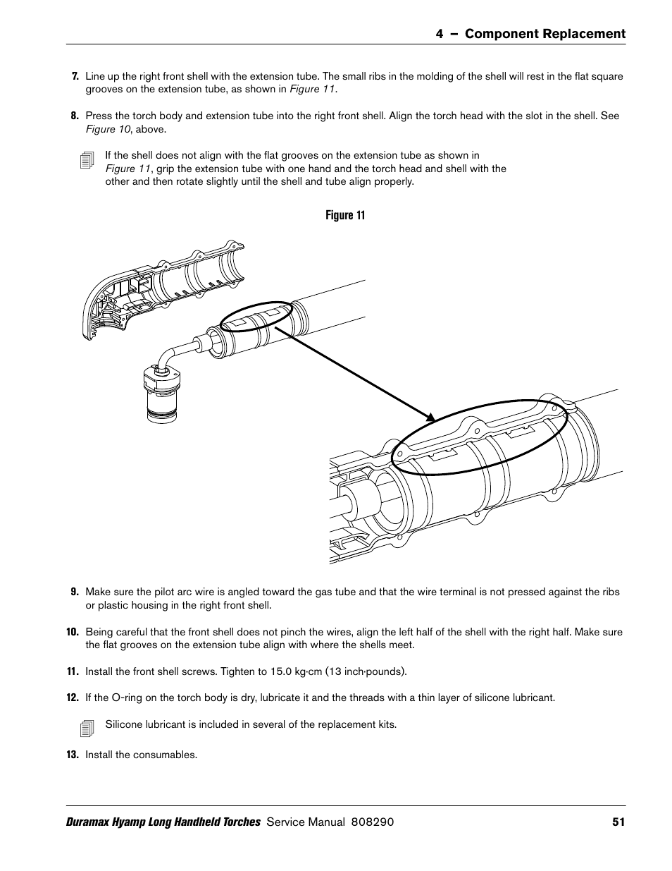 Hypertherm Duramax Hyamp Long Handheld Torches User Manual | Page 51 / 92