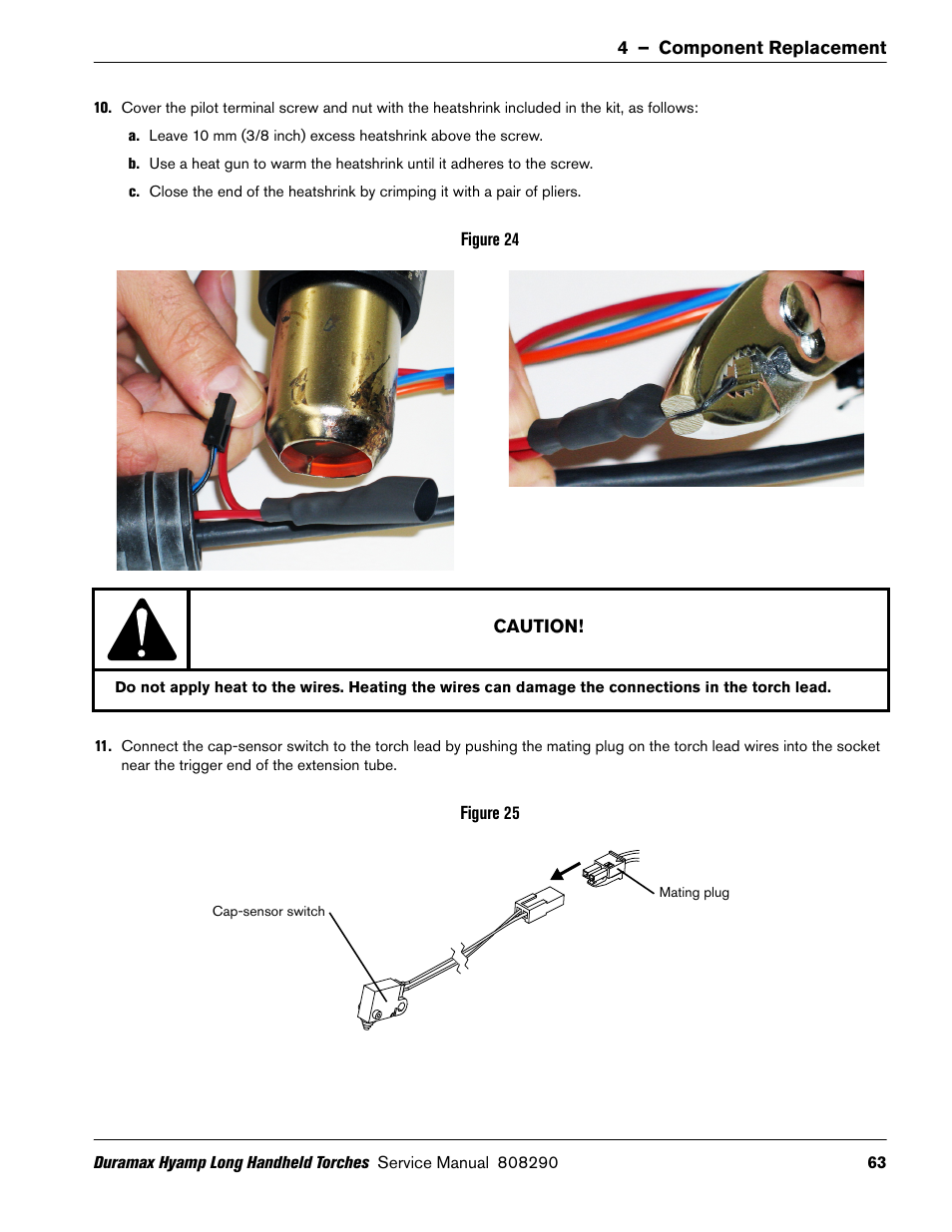 Hypertherm Duramax Hyamp Long Handheld Torches User Manual | Page 63 / 92