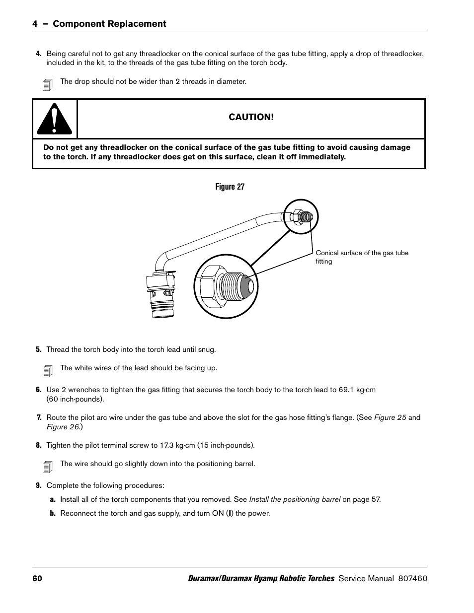 Hypertherm Duramax Hyamp Robotic Torch User Manual | Page 60 / 74