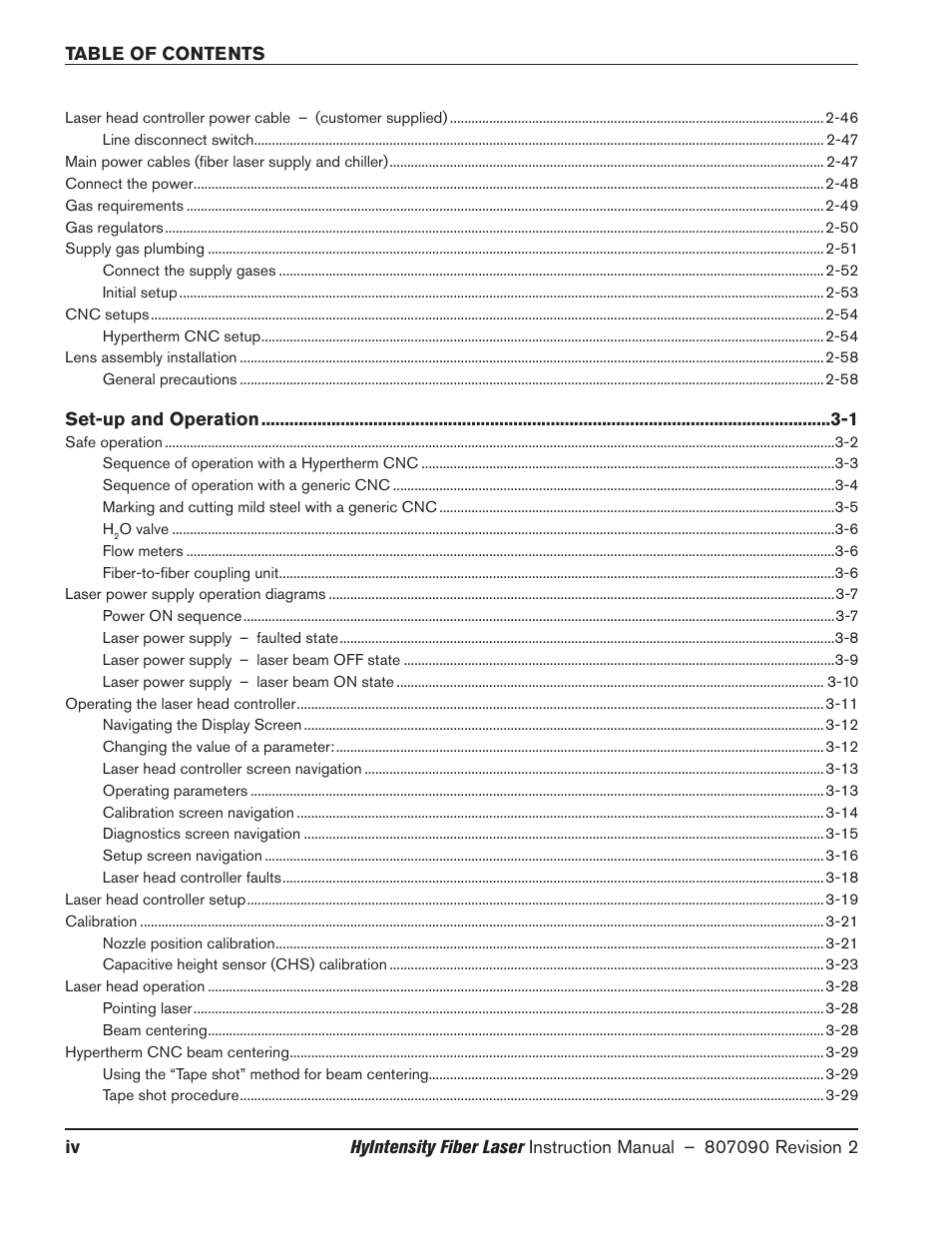 Hypertherm HyIntensity Fiber Laser Rev.3 User Manual | Page 8 / 240