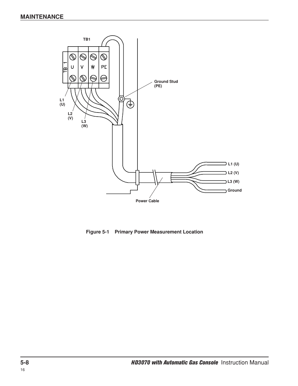 Maintenance | Hypertherm HD3070 Plasma Arc Cutting System w/ Automatic Gas Console User Manual | Page 133 / 281