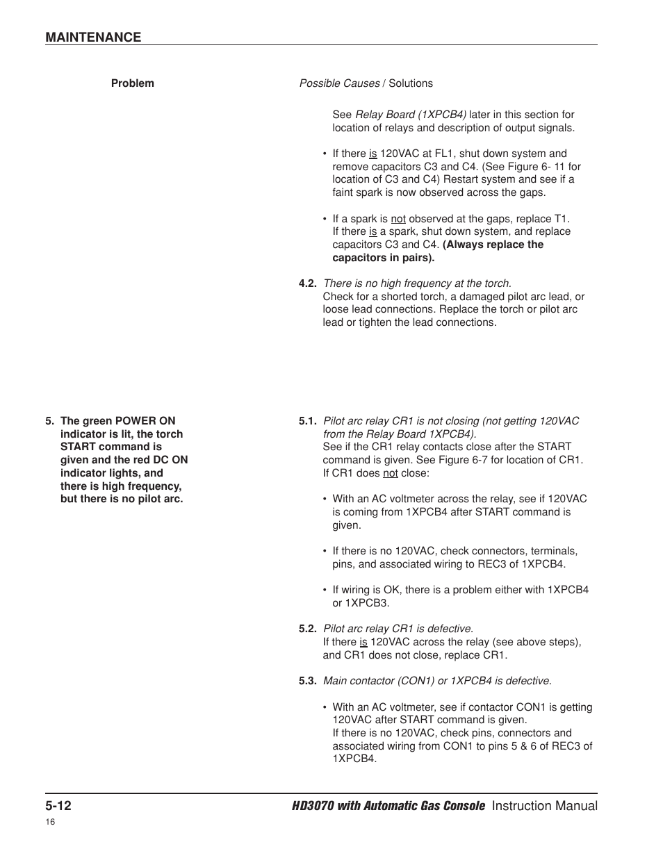 Hypertherm HD3070 Plasma Arc Cutting System w/ Automatic Gas Console User Manual | Page 137 / 281