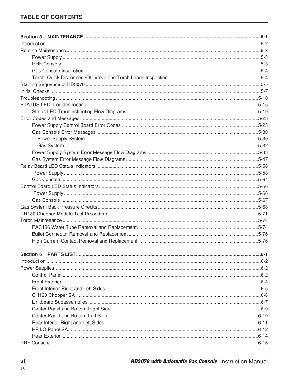 Hypertherm HD3070 Plasma Arc Cutting System w/ Automatic Gas Console User Manual | Page 21 / 281