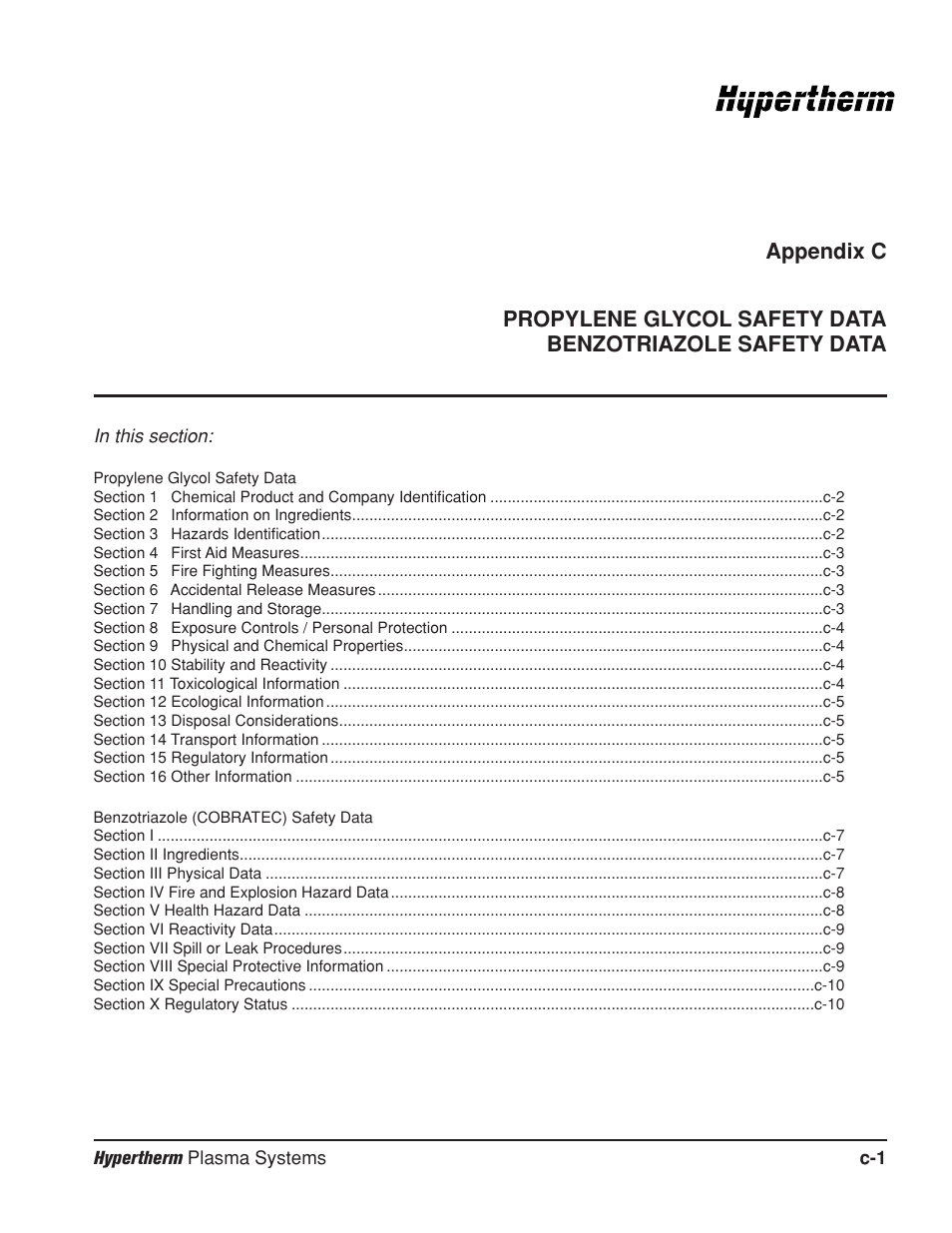 Hypertherm HD3070 Plasma Arc Cutting System w/ Automatic Gas Console User Manual | Page 254 / 281