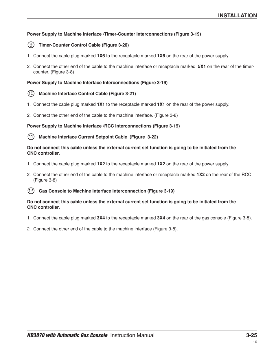 Hypertherm HD3070 Plasma Arc Cutting System w/ Automatic Gas Console User Manual | Page 73 / 281