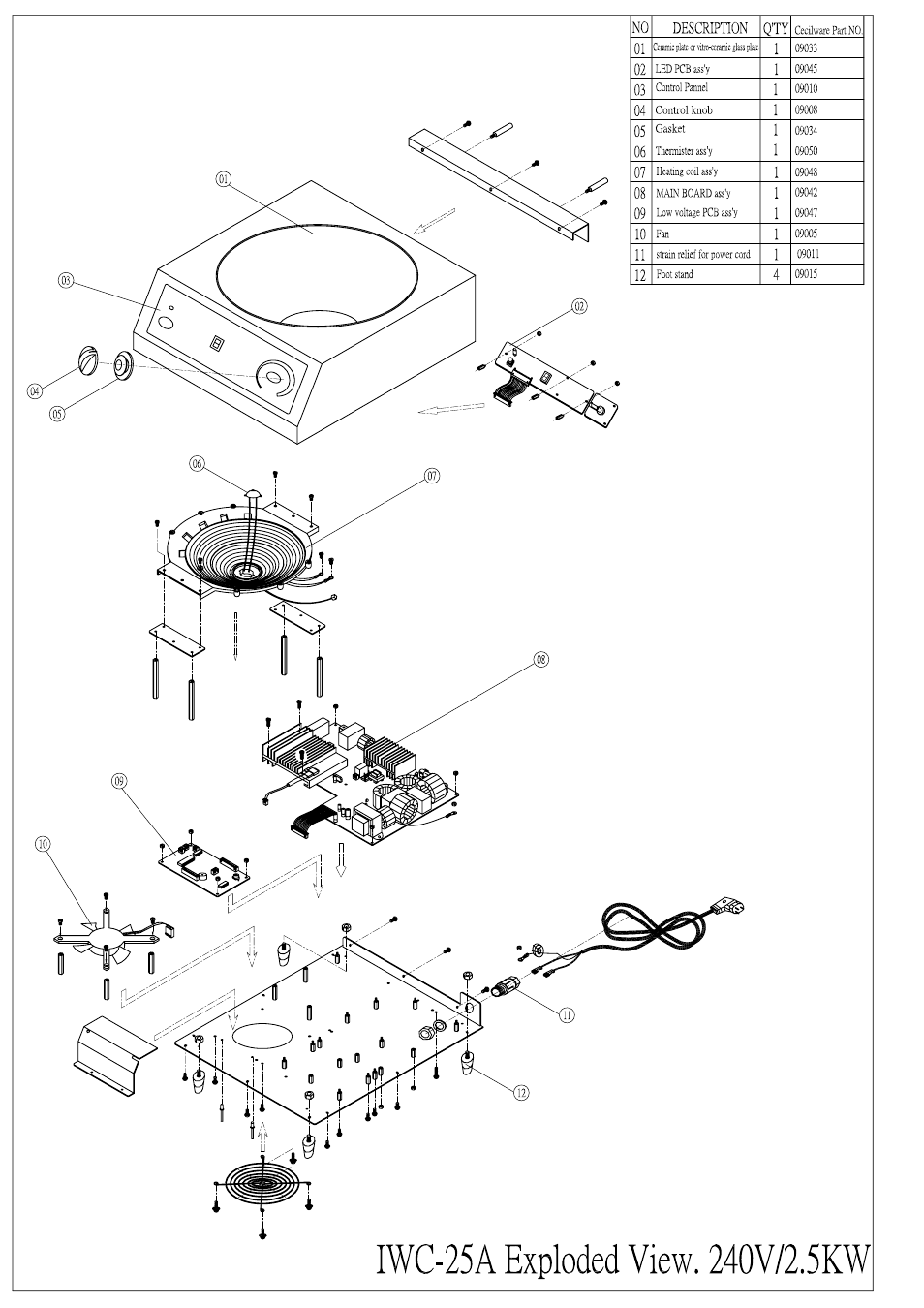 Cecilware IWC-25A User Manual | Page 6 / 7