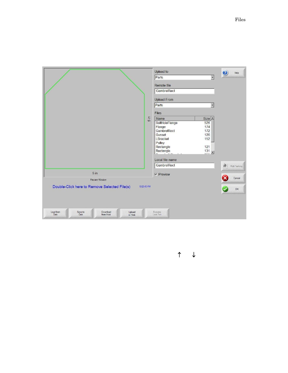 Upload to holst | Hypertherm Phoenix 8.0 User Manual | Page 138 / 585