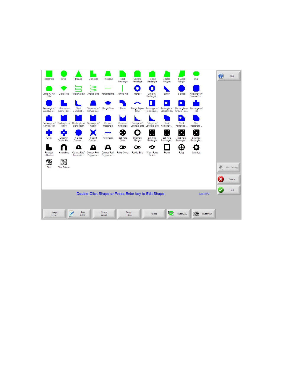 Library shapes | Hypertherm Phoenix 8.0 User Manual | Page 142 / 585