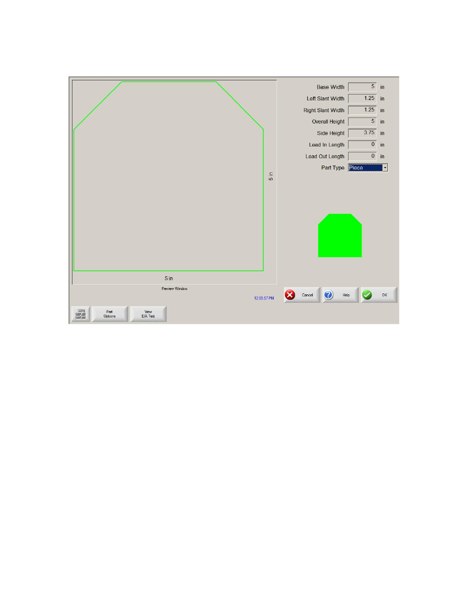 Gambrel rectangle | Hypertherm Phoenix 8.0 User Manual | Page 155 / 585