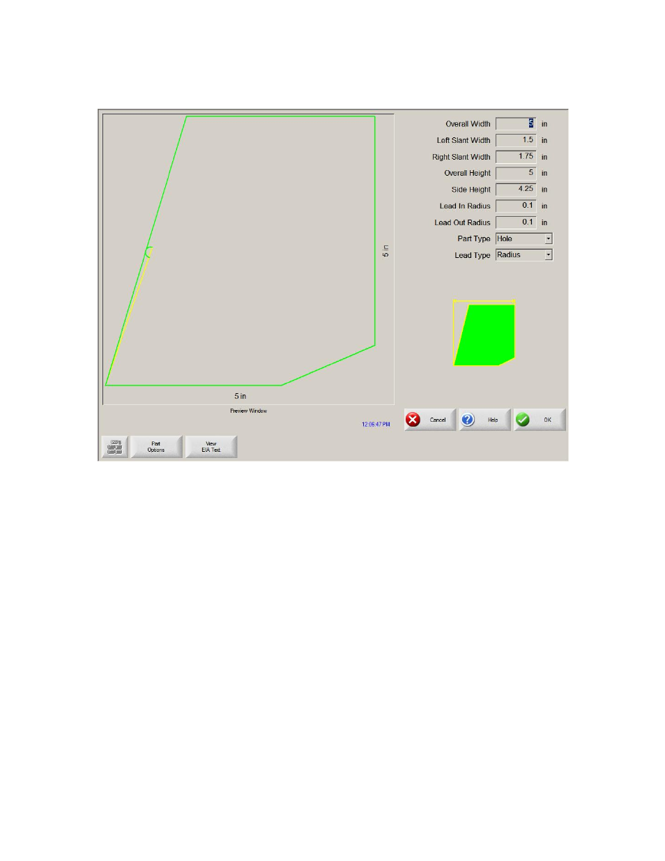 Sided polygon | Hypertherm Phoenix 8.0 User Manual | Page 161 / 585