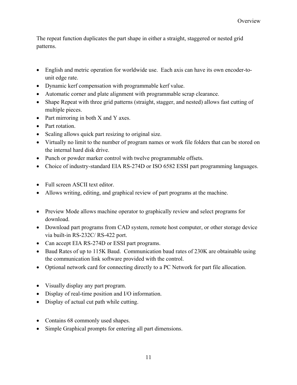 Programming features | Hypertherm Phoenix 8.0 User Manual | Page 19 / 585