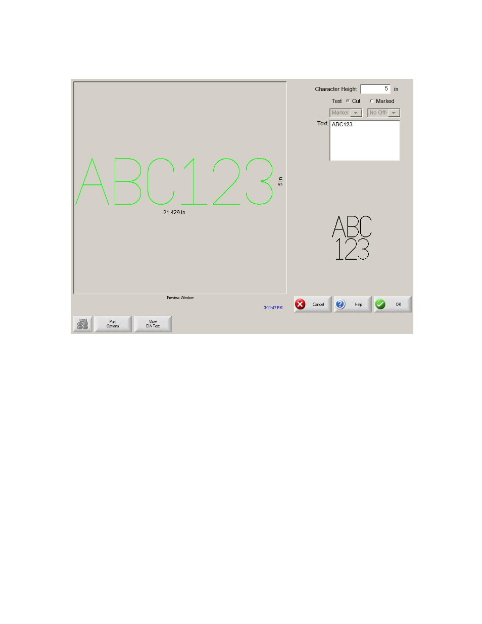 Text | Hypertherm Phoenix 8.0 User Manual | Page 275 / 585