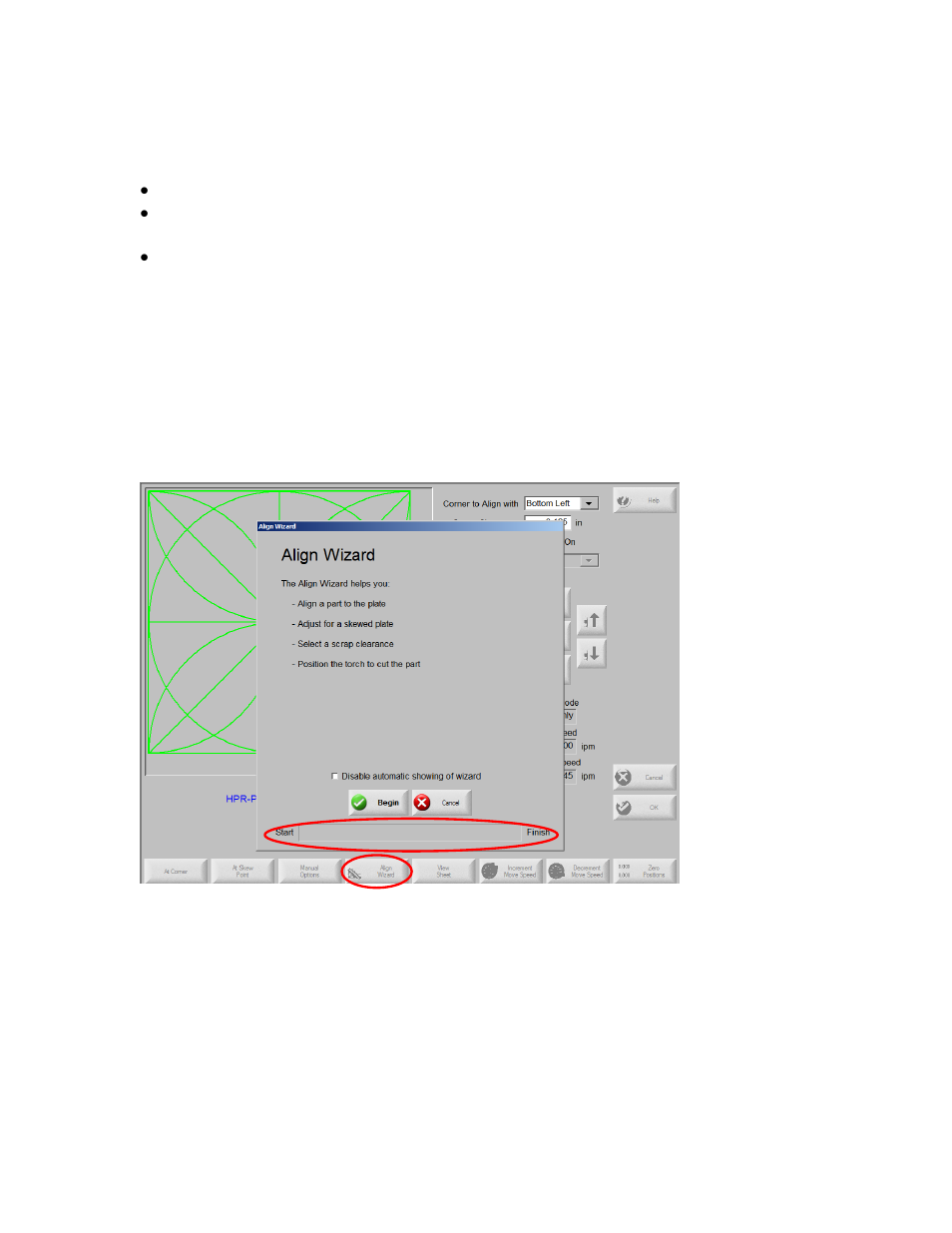 Align, Align wizard | Hypertherm Phoenix 8.0 User Manual | Page 283 / 585
