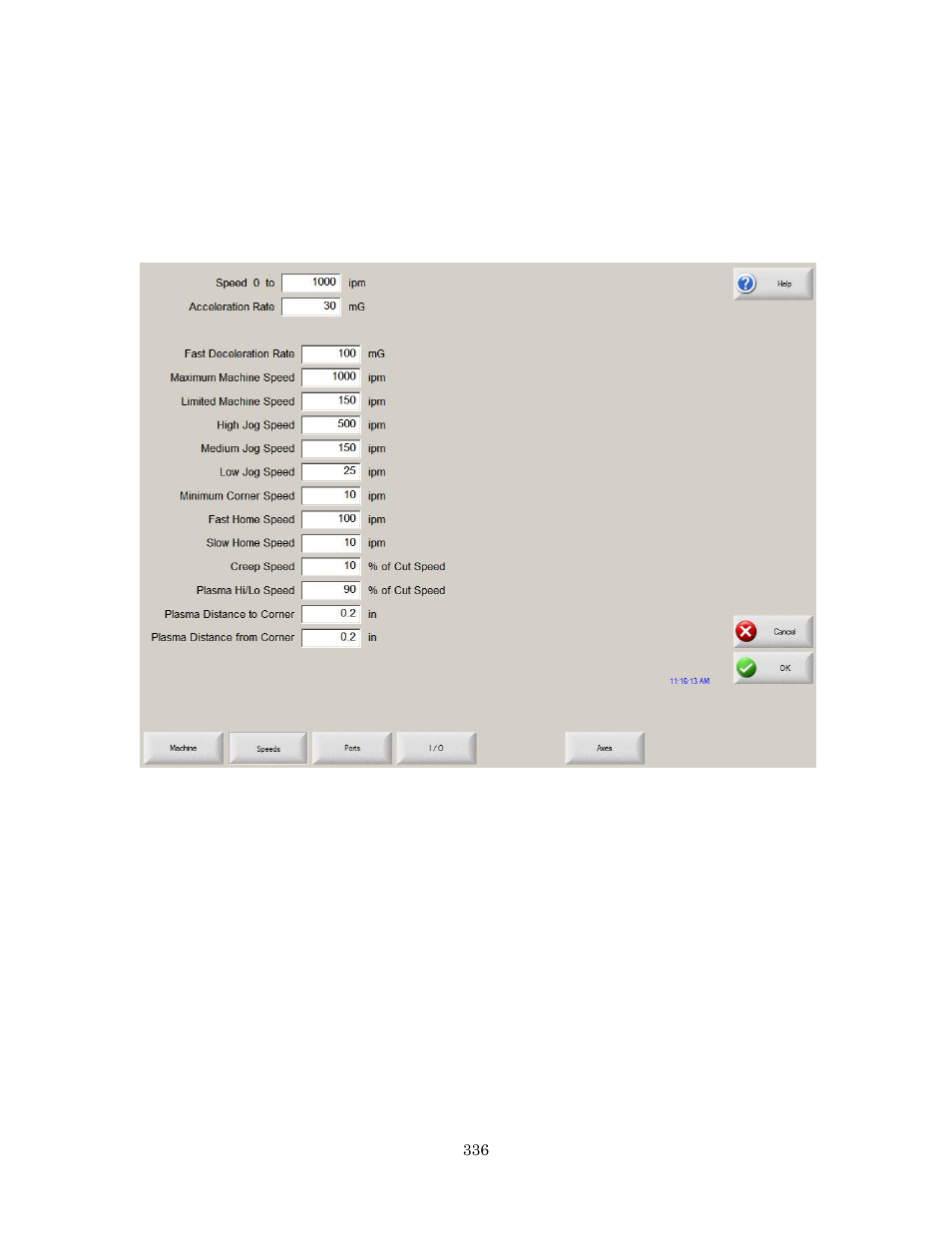 Speeds | Hypertherm Phoenix 8.0 User Manual | Page 343 / 585