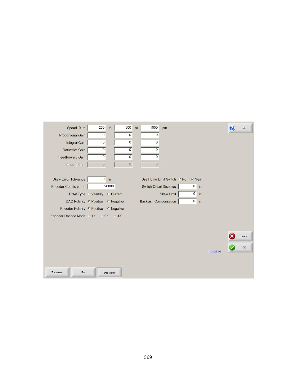 Axes - dual gantry | Hypertherm Phoenix 8.0 User Manual | Page 376 / 585