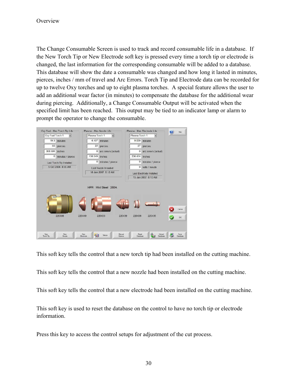 Change consumable | Hypertherm Phoenix 8.0 User Manual | Page 38 / 585