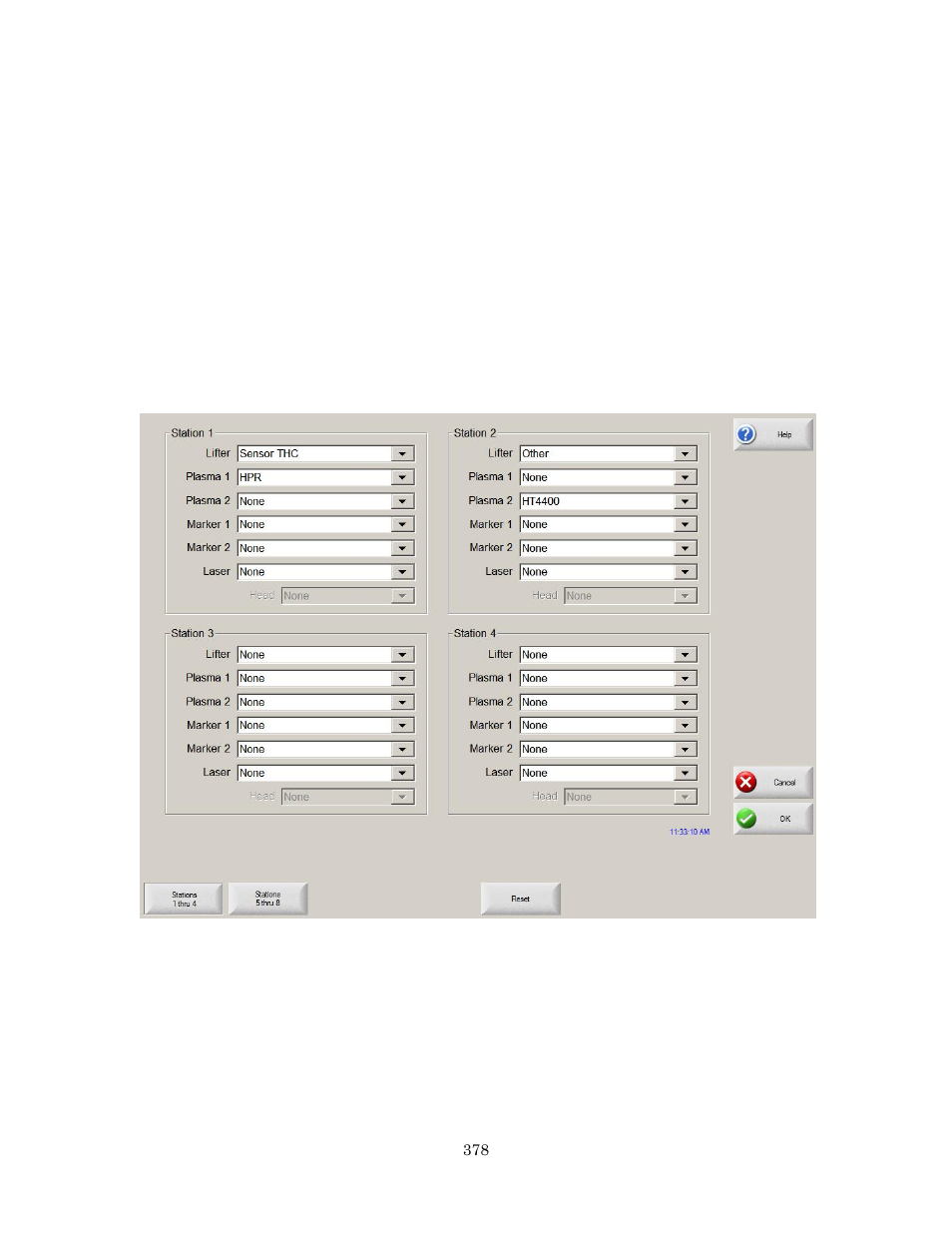 Station configuration | Hypertherm Phoenix 8.0 User Manual | Page 385 / 585