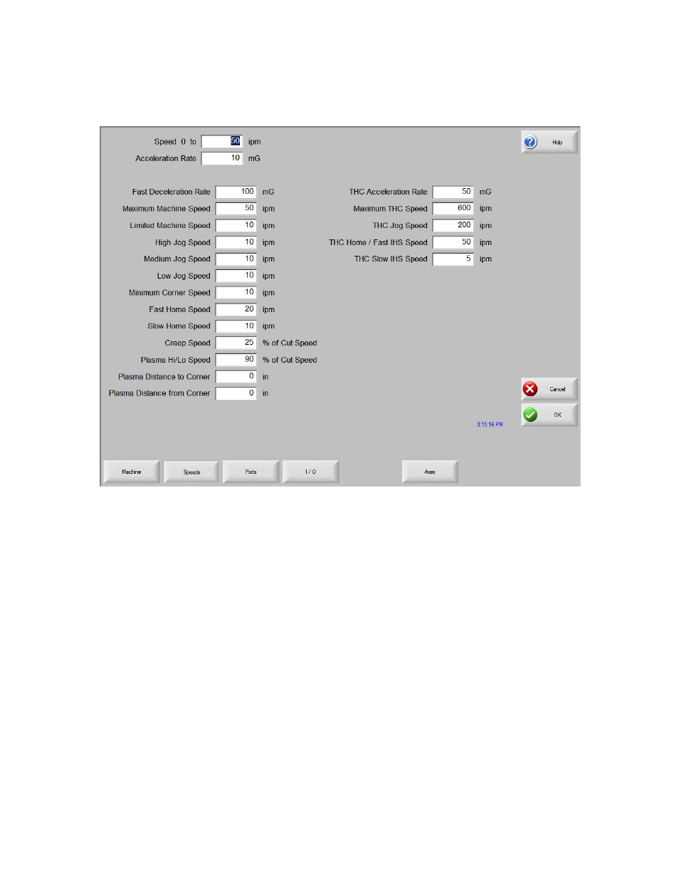 Thc speeds | Hypertherm Phoenix 8.0 User Manual | Page 431 / 585