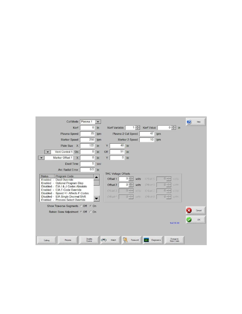 Setups, Cutting | Hypertherm Phoenix 8.0 User Manual | Page 44 / 585