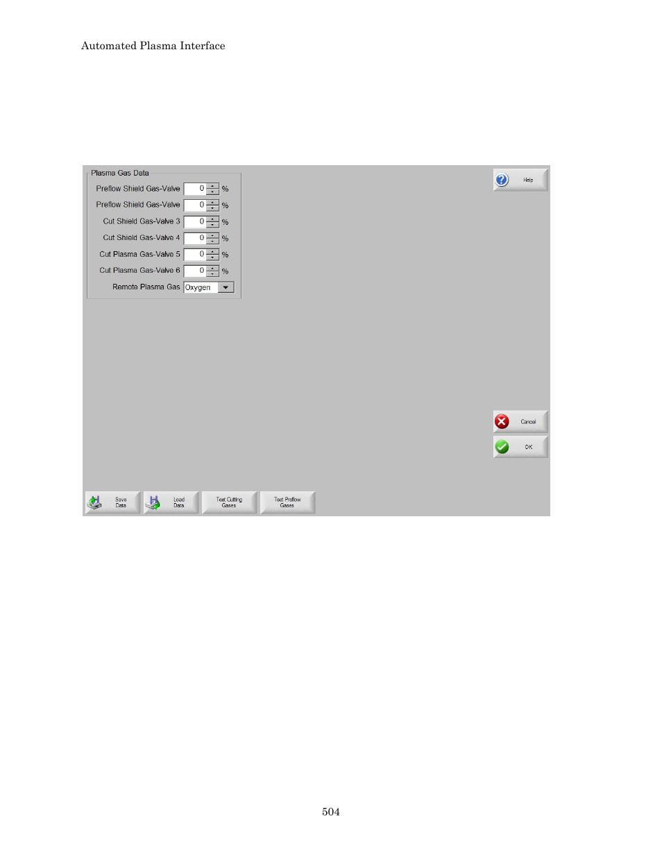 Hd3070 auto gas interface | Hypertherm Phoenix 8.0 User Manual | Page 511 / 585