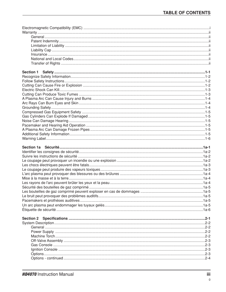 Hypertherm HD4070 Rev.8 User Manual | Page 11 / 278