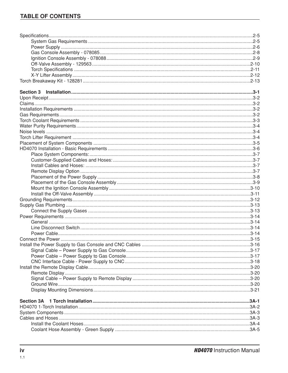 Hypertherm HD4070 Rev.8 User Manual | Page 12 / 278