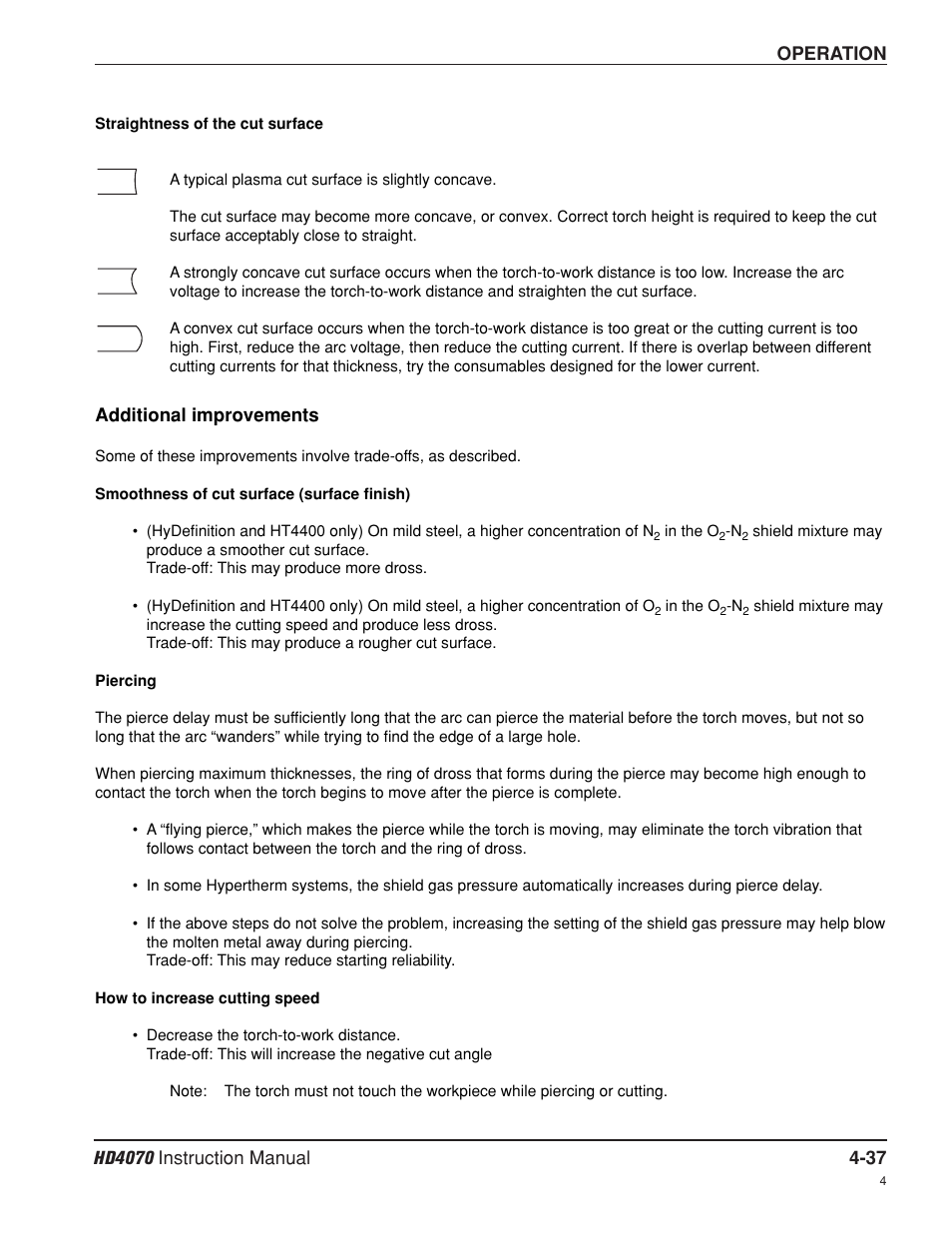 Additional improvements -37 | Hypertherm HD4070 Rev.8 User Manual | Page 147 / 278