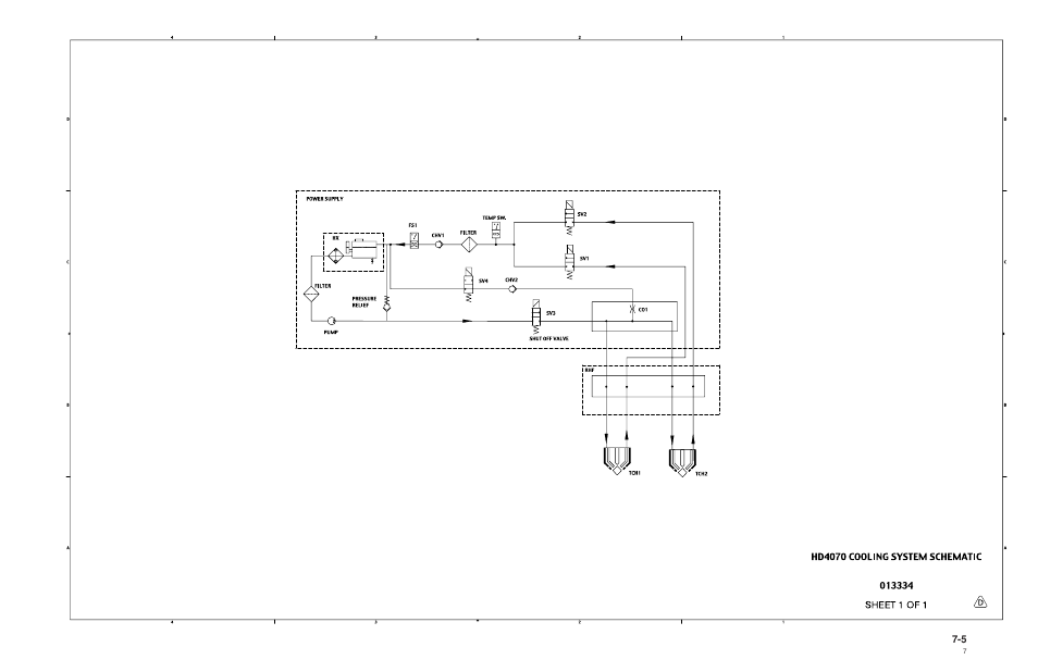 Gas and electrical schematics -4 | Hypertherm HD4070 Rev.8 User Manual | Page 233 / 278