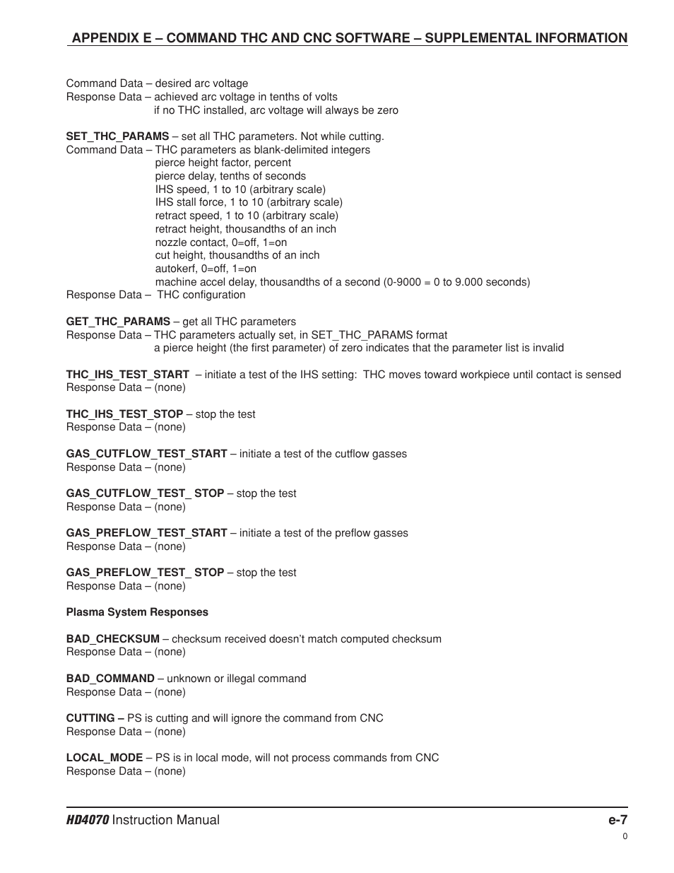 Hypertherm HD4070 Rev.8 User Manual | Page 271 / 278