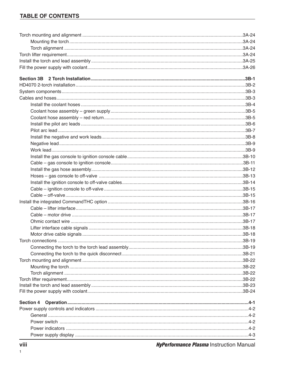 Hypertherm HD4070 Rev.1 User Manual | Page 11 / 288