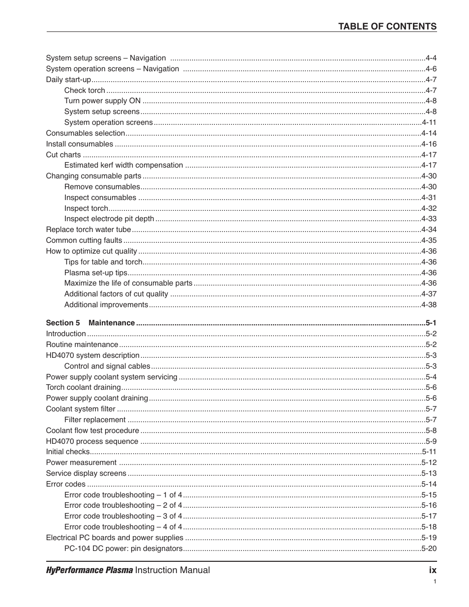 Hypertherm HD4070 Rev.1 User Manual | Page 12 / 288