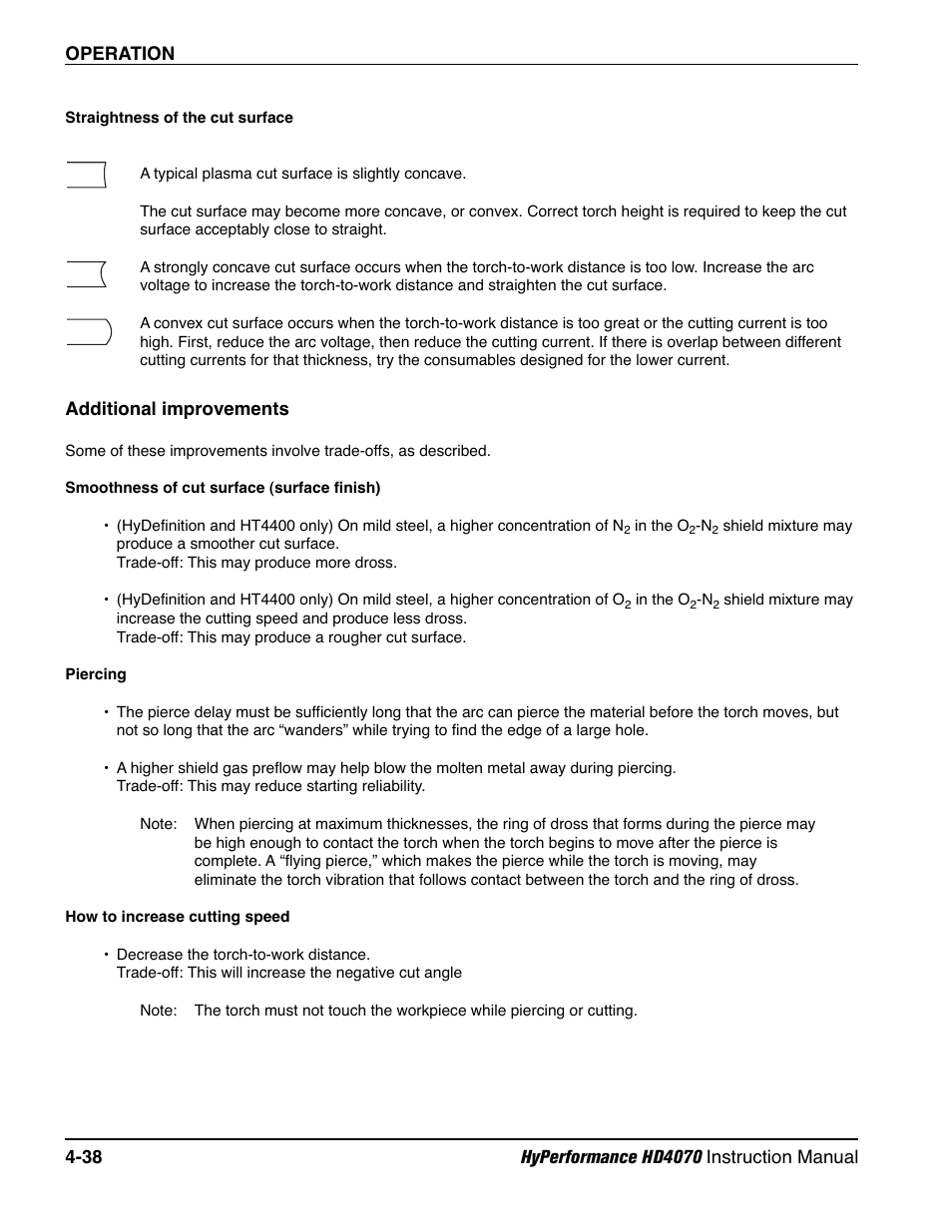 Additional improvements -38 | Hypertherm HD4070 Rev.1 User Manual | Page 163 / 288