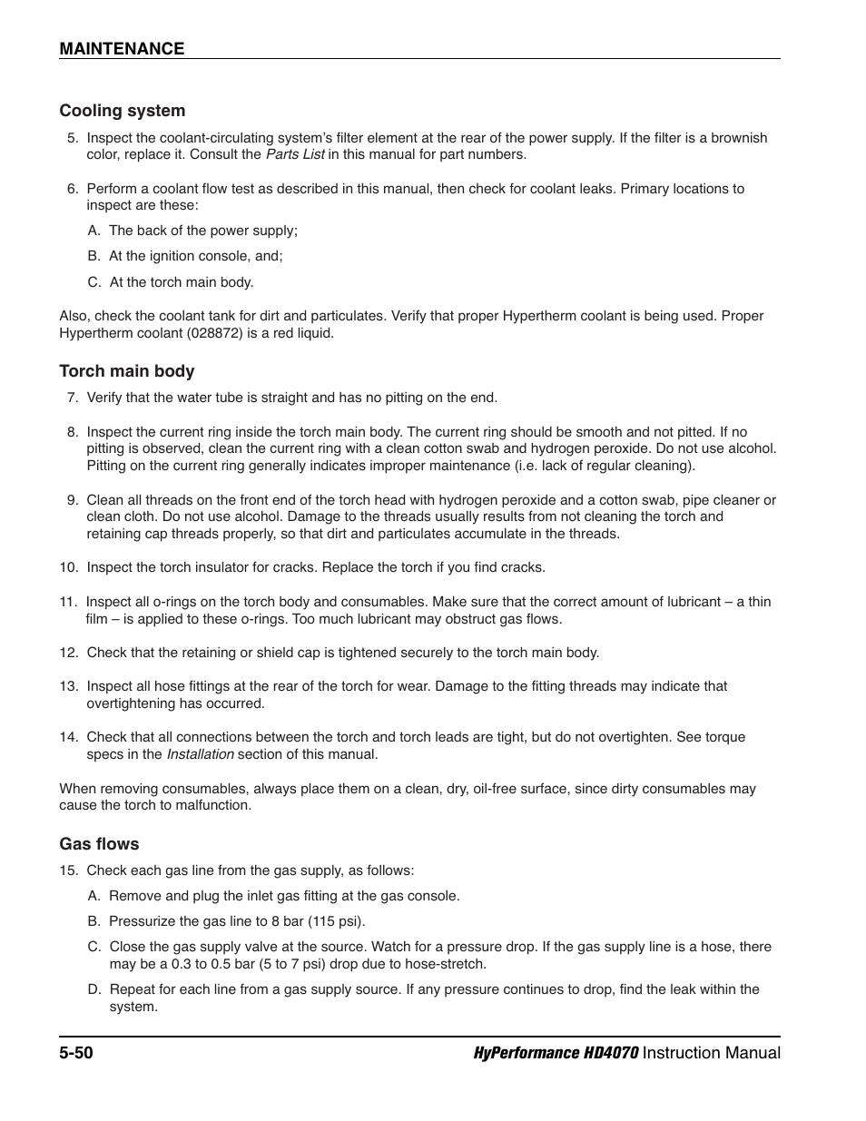 Hypertherm HD4070 Rev.1 User Manual | Page 213 / 288